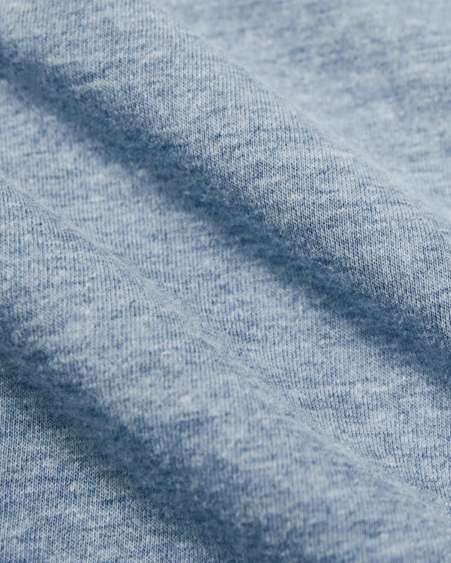 Heather Indigo Tall Straight Hem Crew Neck T-Shirt