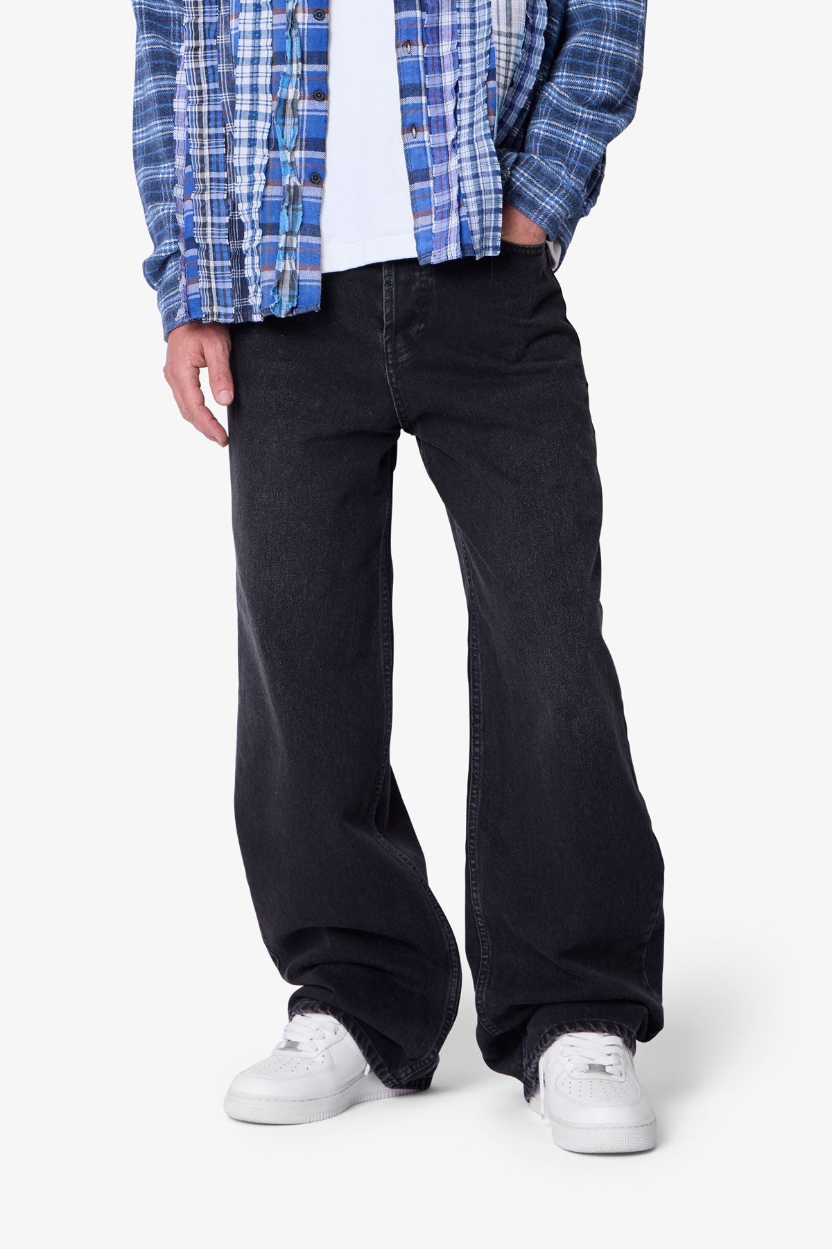 Baggy Denim - Stone Wash Black