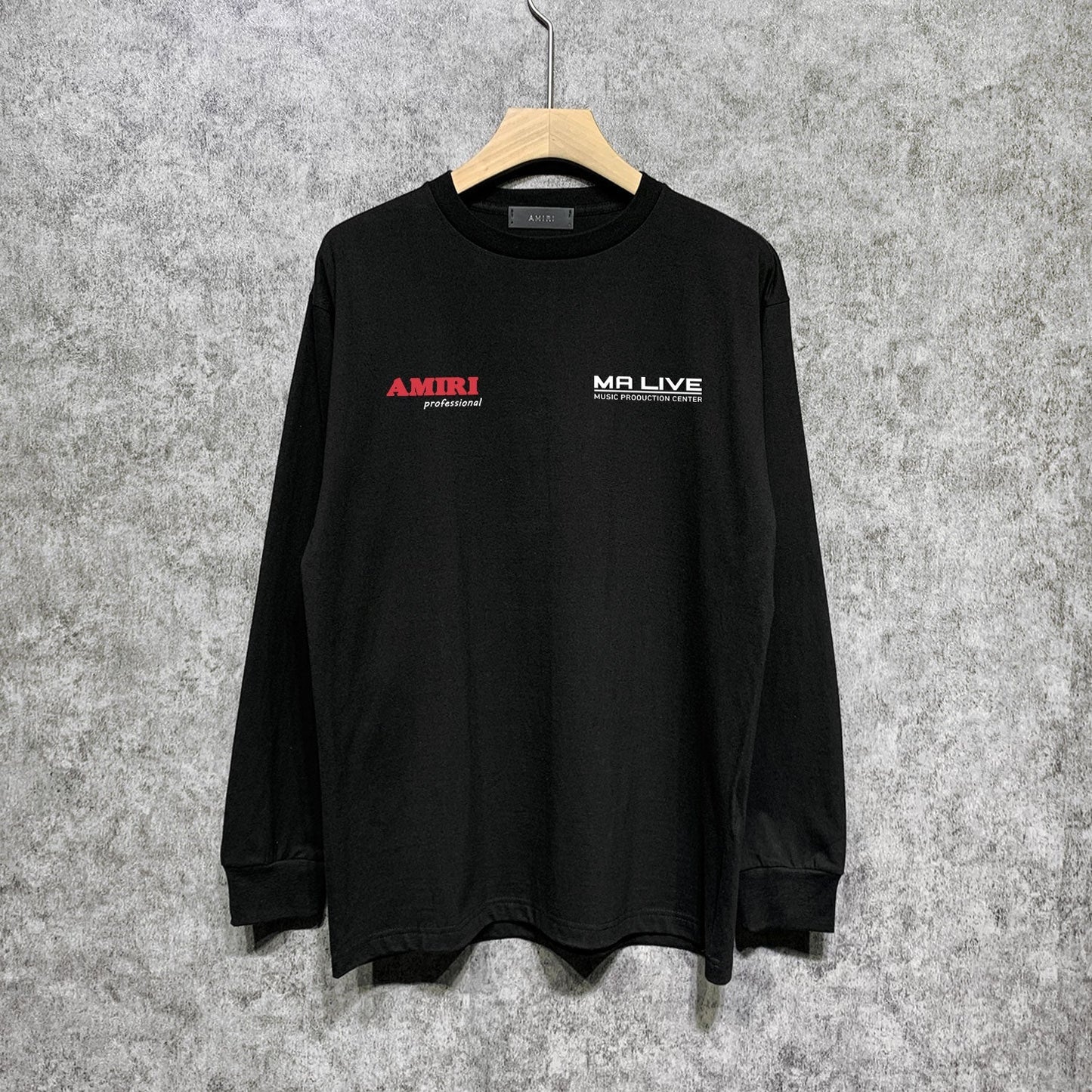 Amiri Long Sleeved Shirt Printed Trendy Pure Cotton
