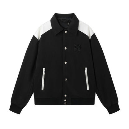 Amiri Jacket Spring and Autumn Jacket Men's and Women's Same