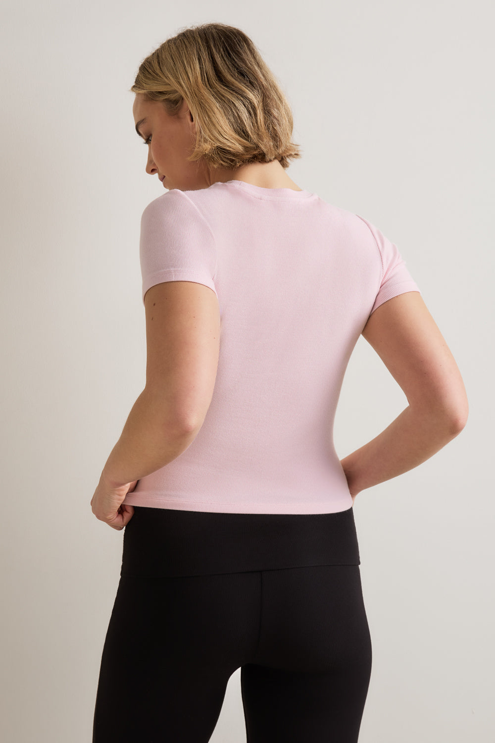 365 Sculpting Lounge T-Shirt - Ballet Pink
