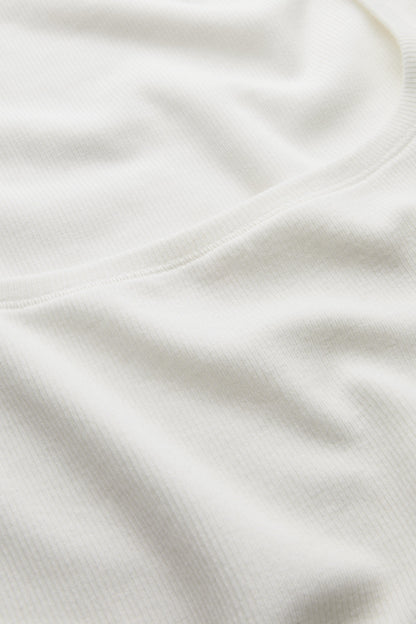365 Sculpting Lounge Square Neck Vest - Coconut Milk