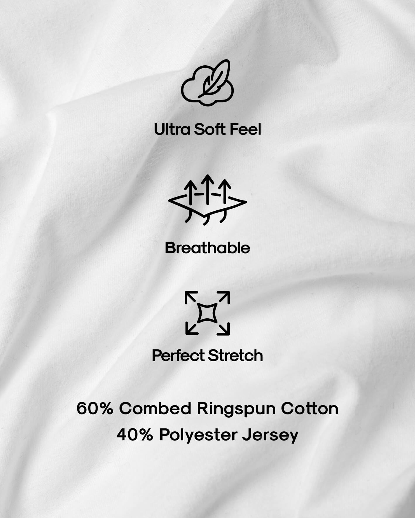 All White Long Sleeve Crew Neck 3-Pack