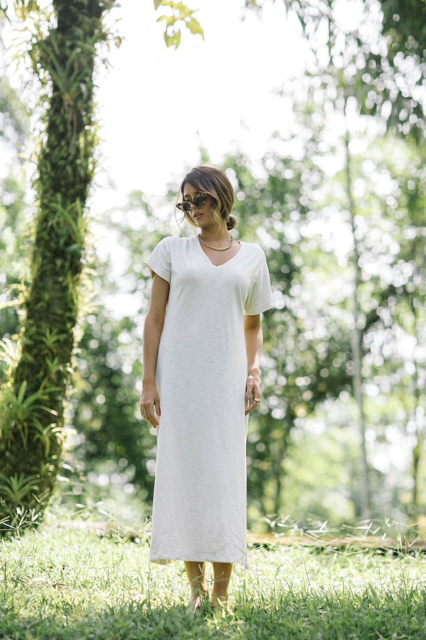 West Short-Sleeved Maxi