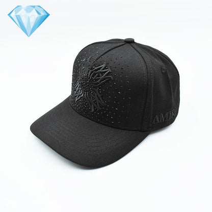 Amiri hat embroidered diamond hat