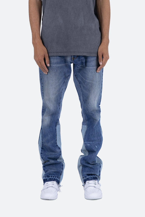 B133 Flare Denim - Blue