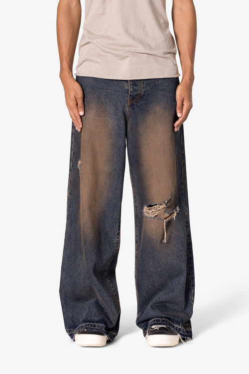 Baggy Rave Denim - Rust