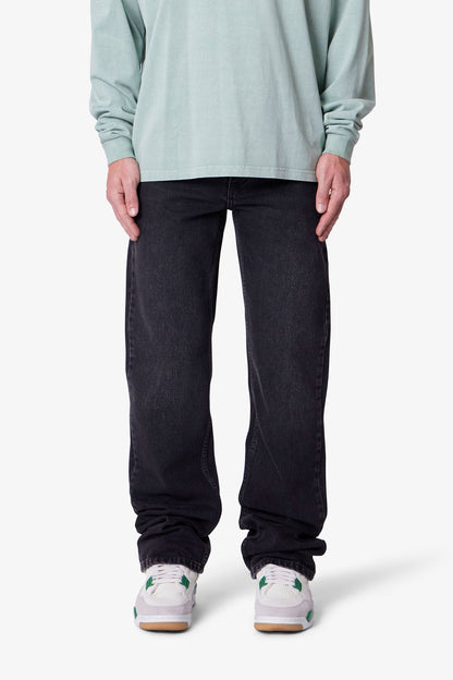 Bootcut Denim - Stone Wash Black