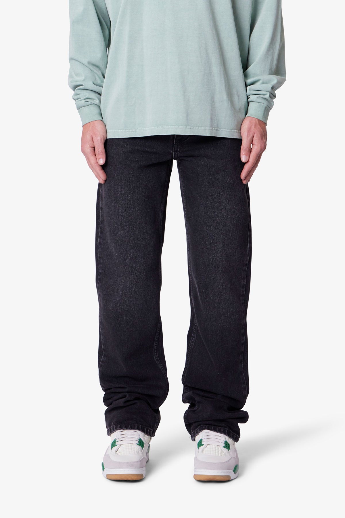 Bootcut Denim - Stone Wash Black