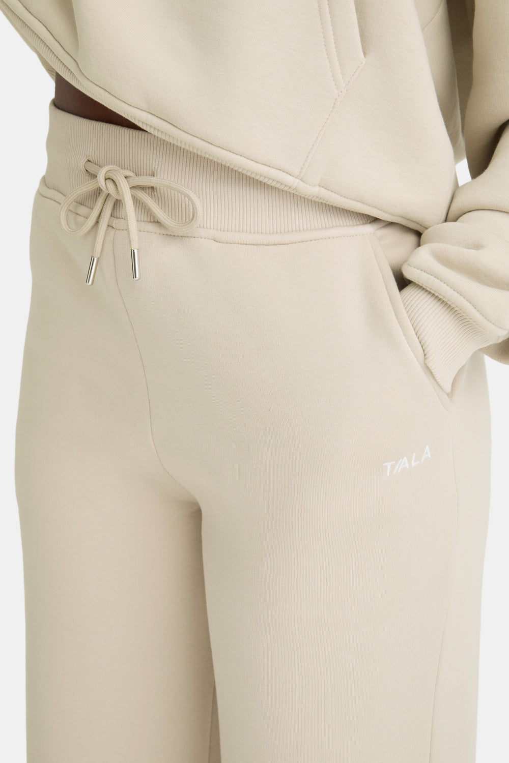 Wide Leg Club Logo Jogger - Chai