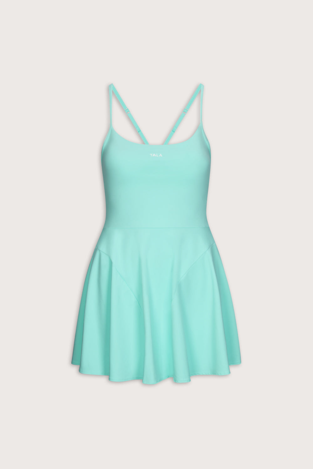 DayFlex Strappy Back Active Dress - Aqua Blue