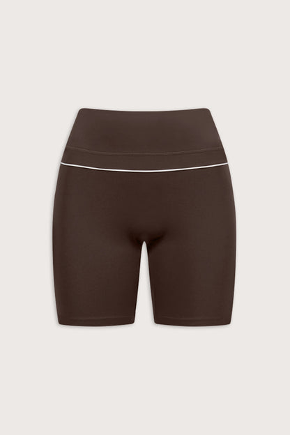 DayFlex Contrast Sweetheart Short - Chestnut Brown