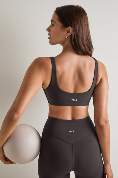 DayFlex Wrap High Waisted Legging - Cool Espresso