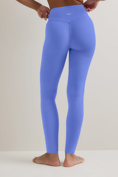 DayFlex Wrap High Waisted Legging - Iris Blue