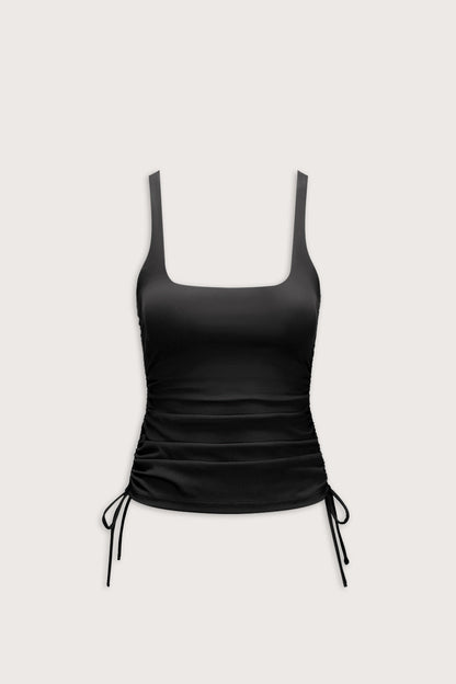 DayFlex Adjustable Side Tie Vest - Shadow Black