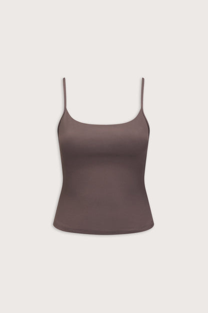 DayFlex Scoop Back Vest - Mocha Brown