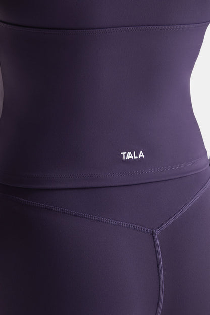 DayFlex V Neck Top - Purple Dusk