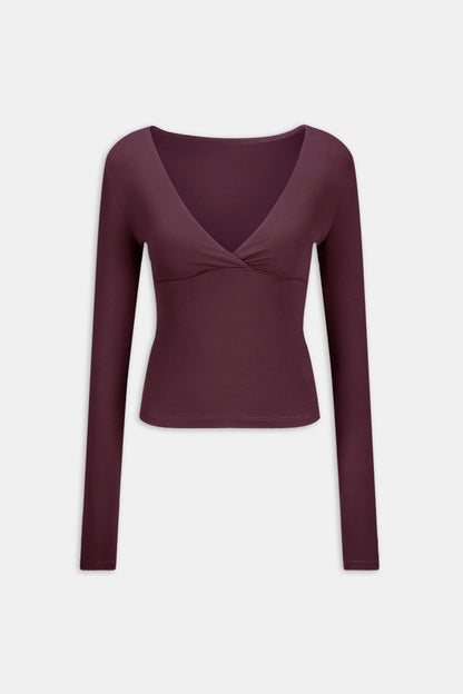 DayFlex V Neck Top - Fig
