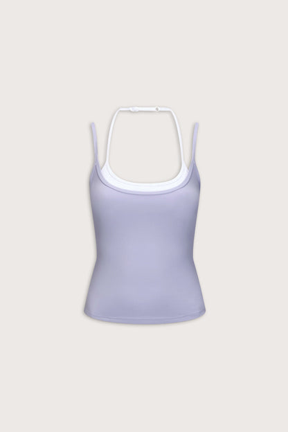DayFlex Double Layer Vest - Lilac / Grey Marl
