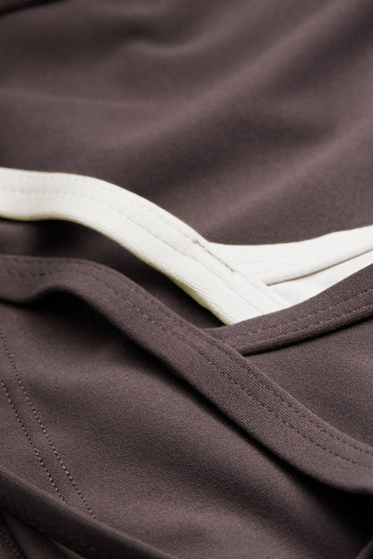 DayFlex Double Layer Vest - Mocha Brown / Ivory