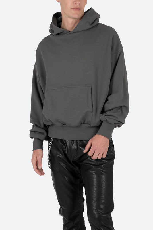 Double Layer Hoodie - Charcoal Grey