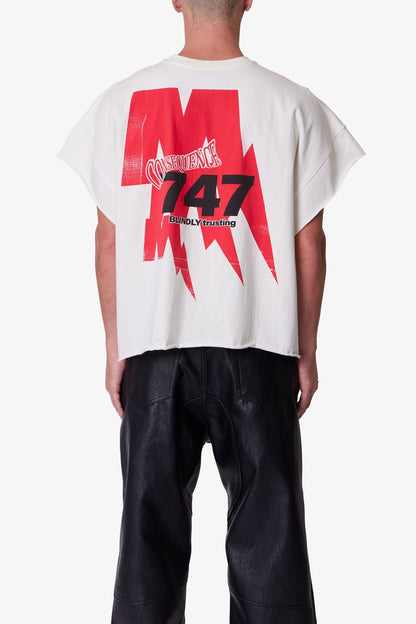 Grim Cutoff Tee - Off White