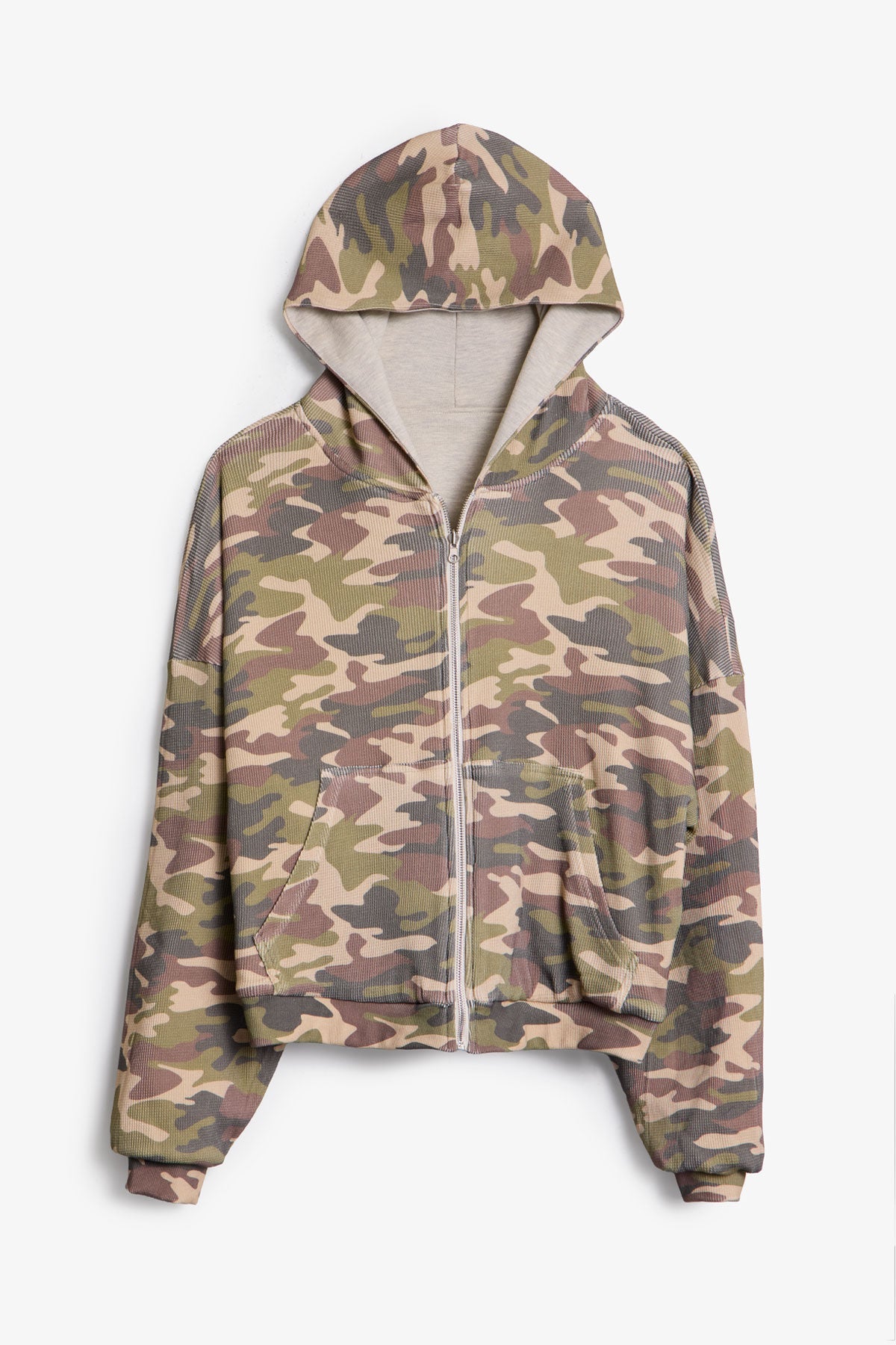 LWH Reversible Hoodie - Heather Grey