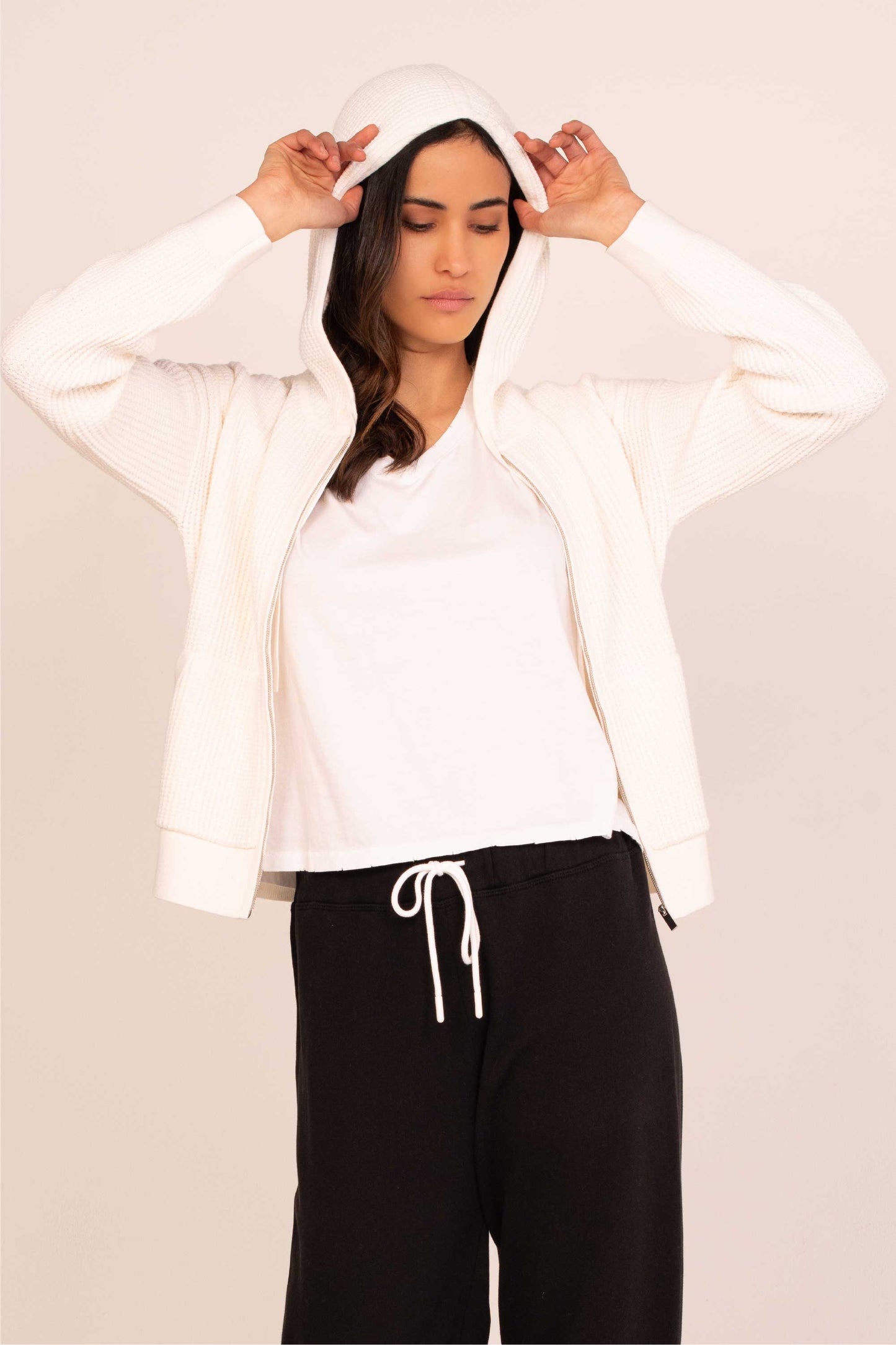 Beach Lane Waffle Hoodie