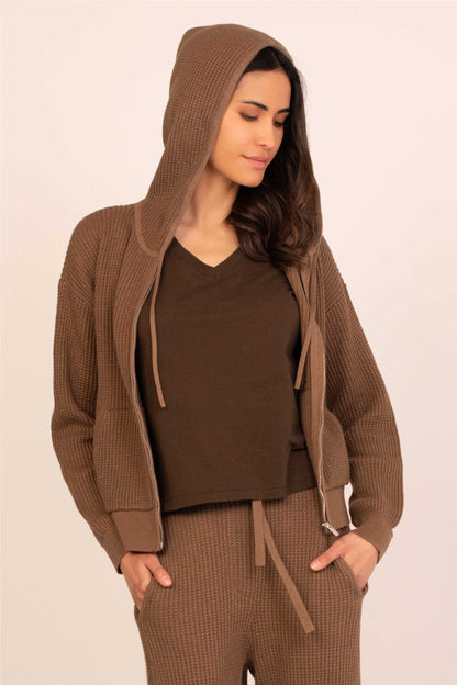 Beach Lane Waffle Hoodie