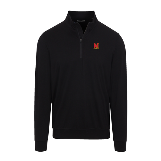 Maryland Velocity Performance Quarter Zip Black