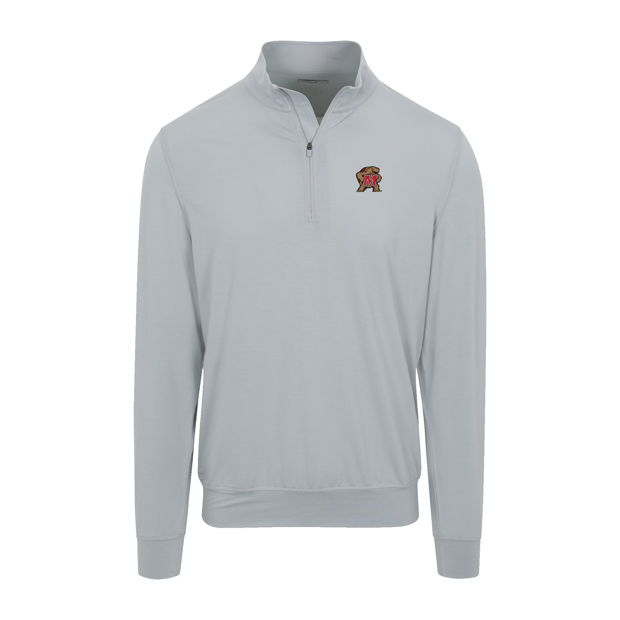 Maryland Velocity Performance Quarter Zip Light Grey