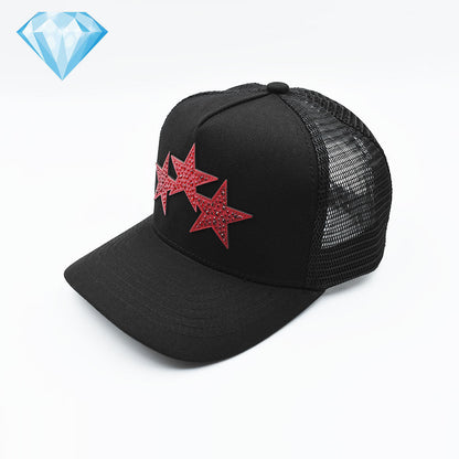 Amiri hat embroidery diamond