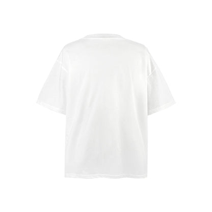 American vintage street T-shirt cotton men's summer loose