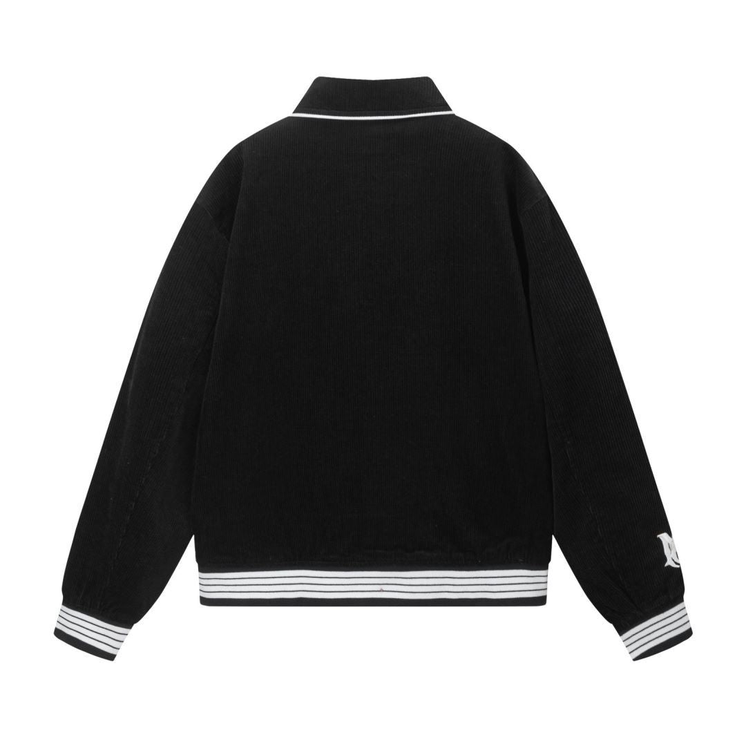 Amiri jacket fall and winter style lapel baseball uniform for men and women