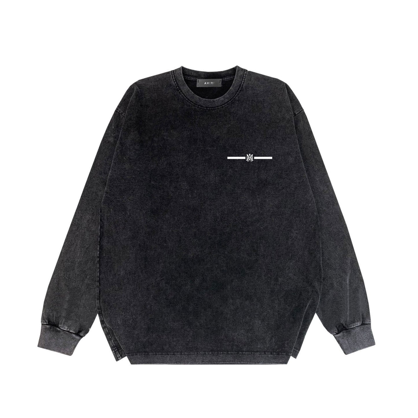 Amiri Long-Sleeve Shirt Vintage Distressed Long Sleeve T-shirt