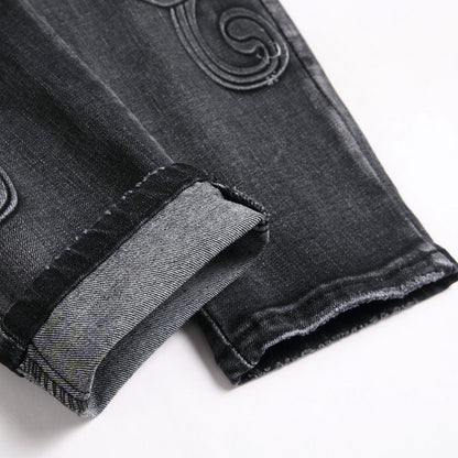 Amiri Jeans Embossing Stretch Jeans