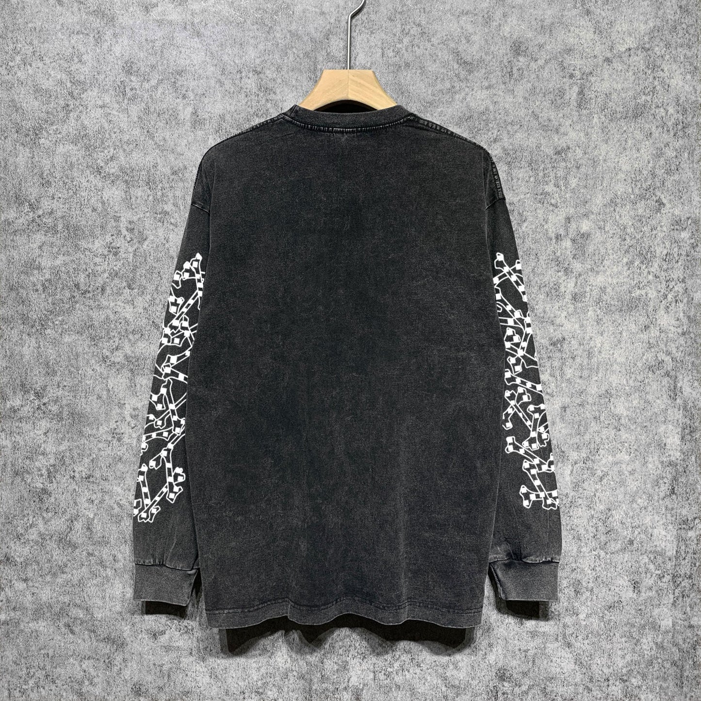 Amiri Long-Sleeve Shirt Personalized Printed Retro Long Sleeve T-shirt