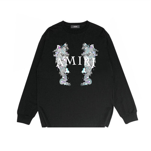 Amiri Long Sleeve Shirt Long Sleeve Long-Sleeved T-Shirt Blouse