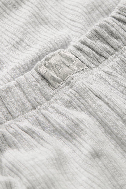 Wide Leg Pyjama Bottoms - Grey Marl