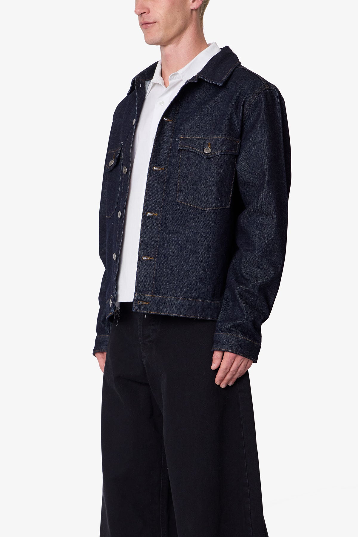 Raw Denim Jacket - Raw Blue