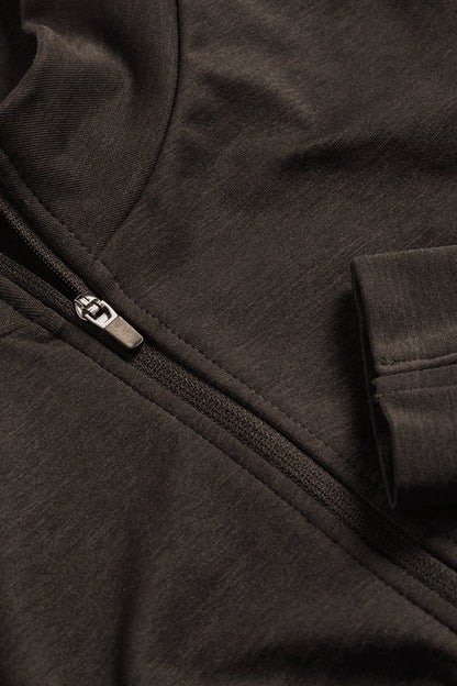 Sculpt Seamless Longline Jacket - Espresso Brown
