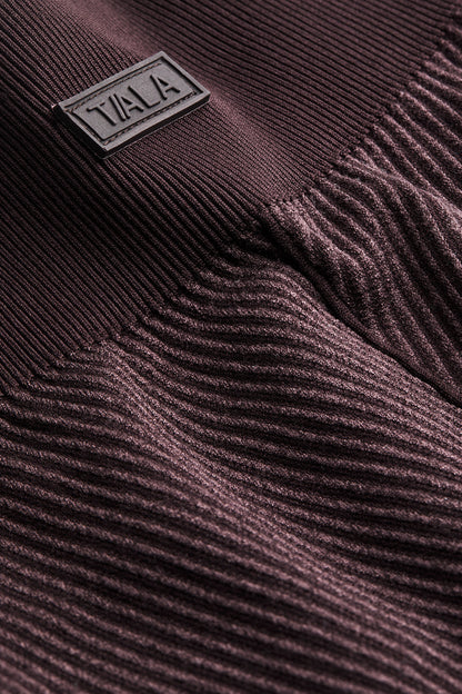 Seamless Rib Legging - Vintage Brown