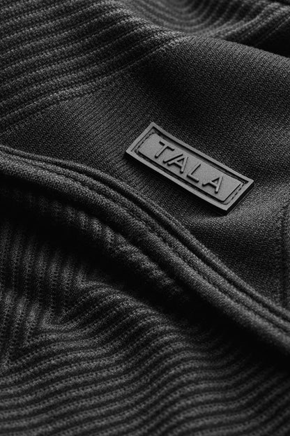 Seamless Rib Vest - Vintage Black