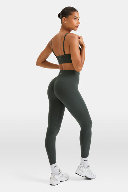 Sculpt Seamless Scrunch Legging - Slate Green