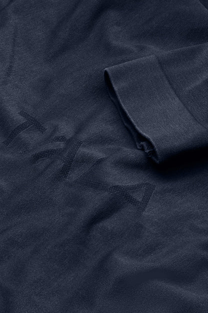Sculpt Seamless Longline Jacket - Navy Marl