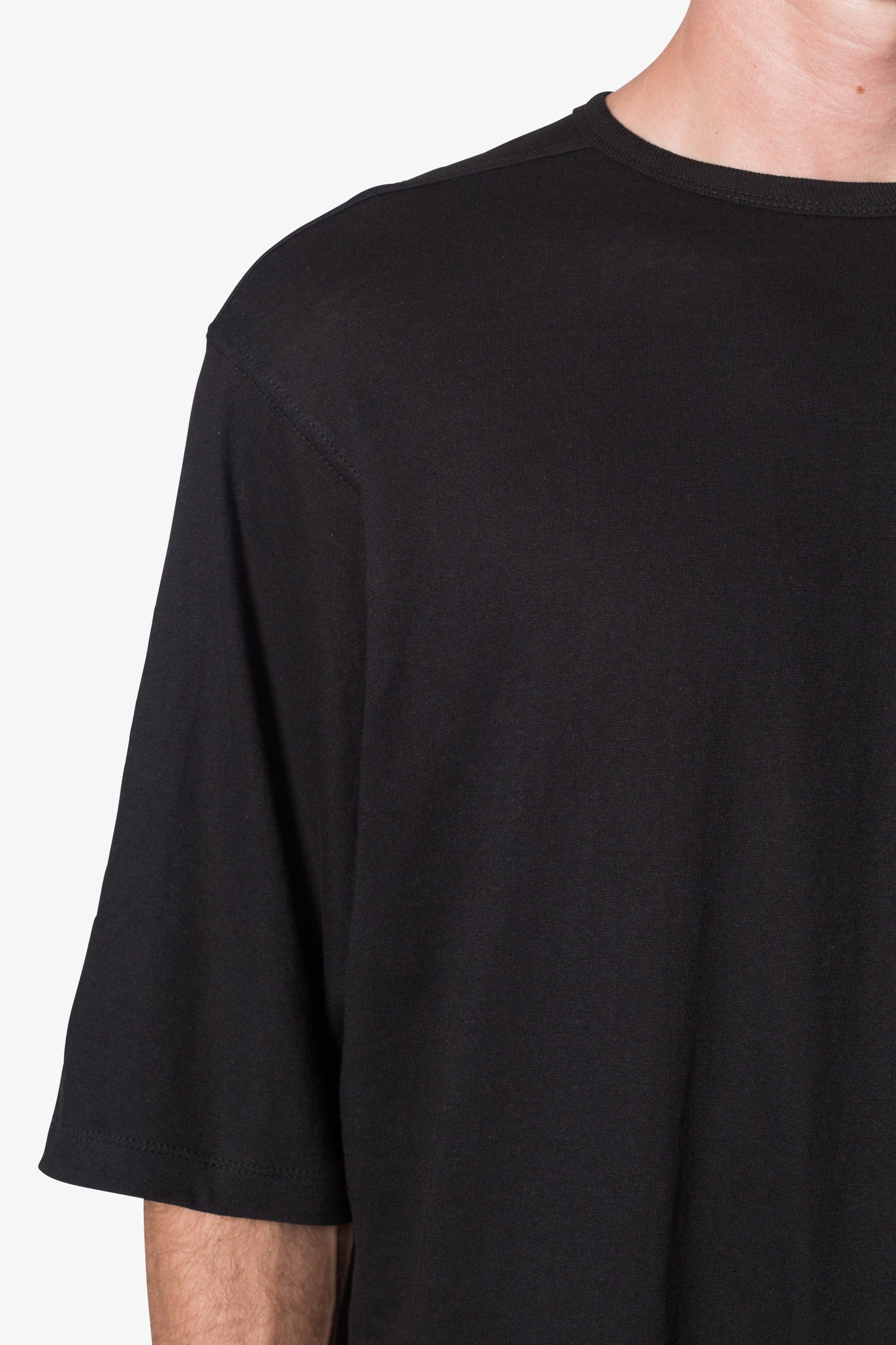Sheer Gauze Tee - Black