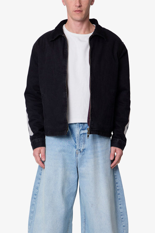 Skeleton Work Jacket - Black