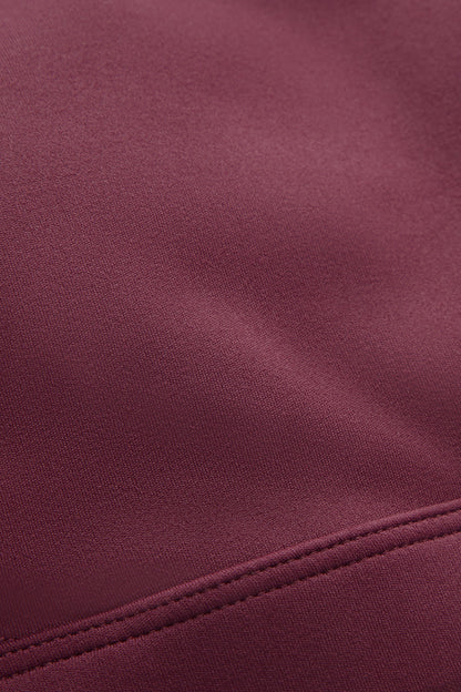 SkinLuxe Tank Sports Bra - Burgundy
