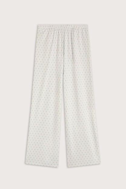 Pyjama Bottoms - Blue Stripe Palm Print