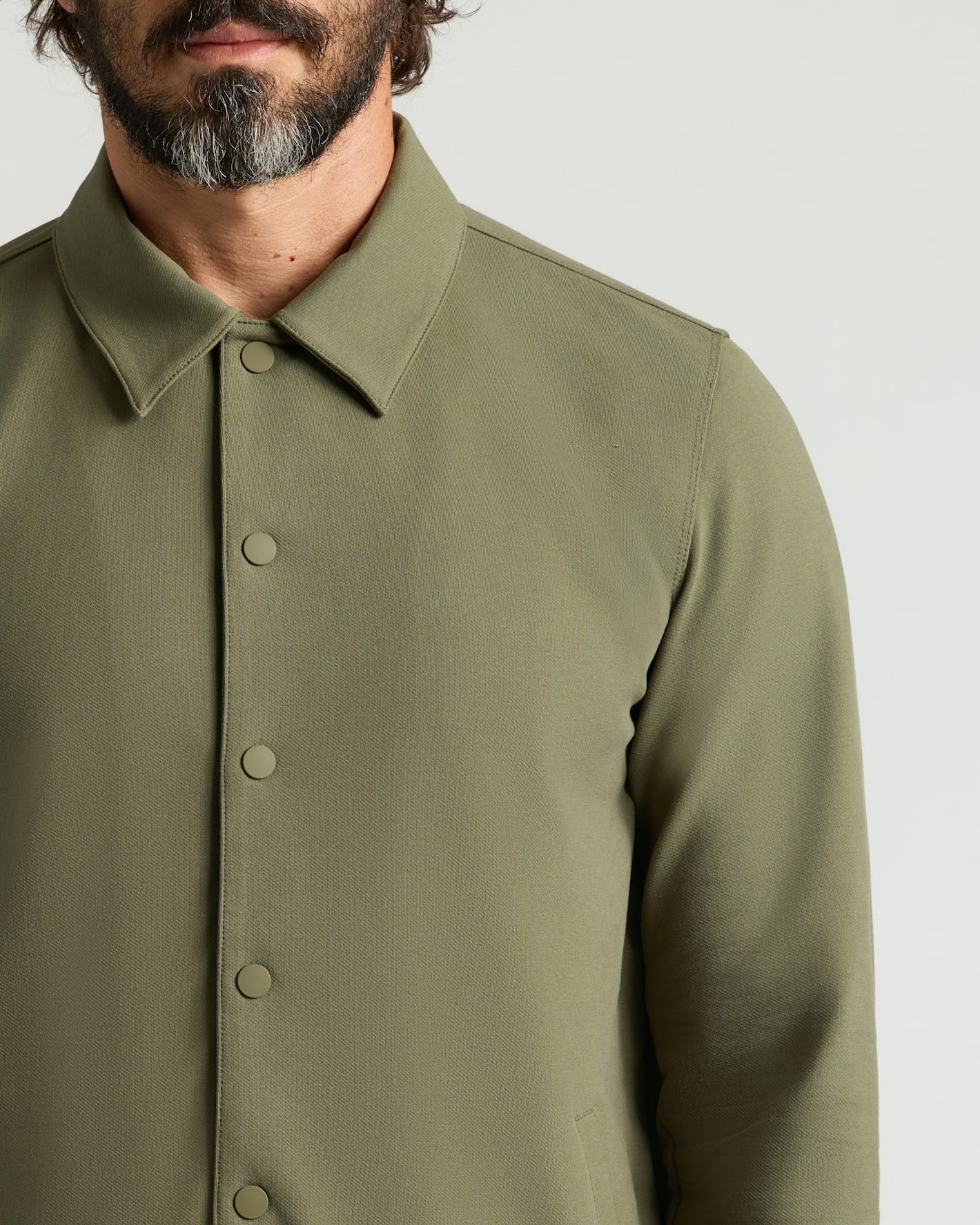 Military Green Casual Jacket